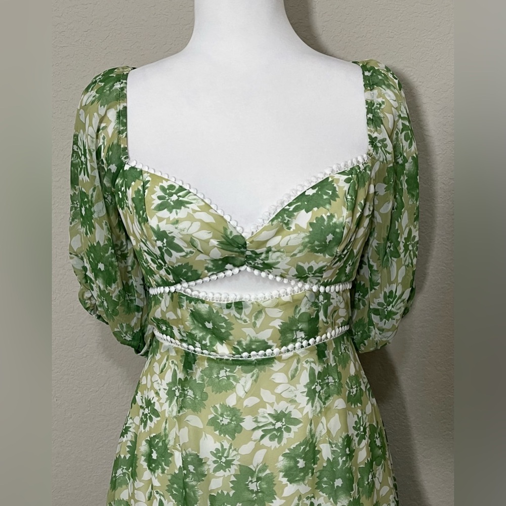 Hello Molly Drinking Games Green Viral Night Out Party Wear Mini Dress Size 6 - Picture 7 of 16